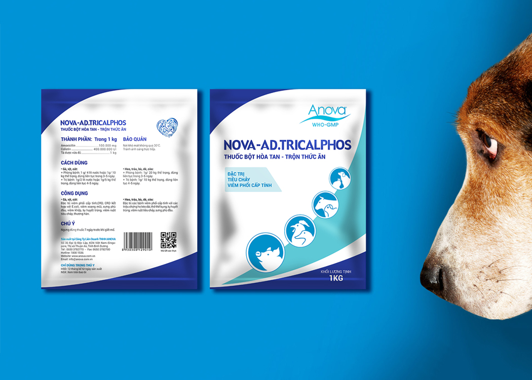 ANOVA - Thiết kế bao bì dược phẩm thú y ANOVA